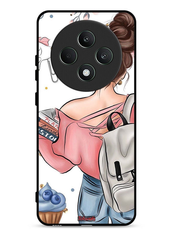 Tolwak Oppo Reno12 F 5G Protective Case Cover Books In Hands - Image 1