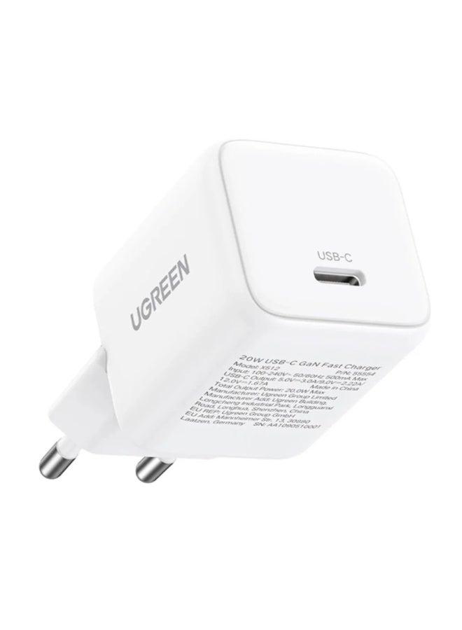 Ugreen X512 20W GaN 1x USB-C Wall Charger - Image 1