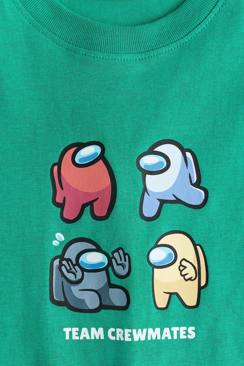 H&M Printed oversized T-shirt