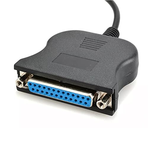 NEORTX USB to DB25 Printer Cable, USB A Male to 25 Pin DB25 Female IEEE 1284 Parallel Printer Converter Cable - Image 2