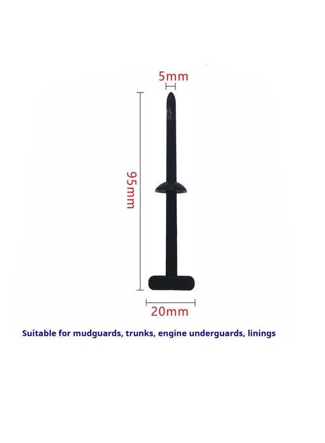 Loquat Nylon Universal Cable Tie Buckle, Heavy Duty Self-Locking Nylon Zip Ties Holder, New Multifunctional Cable Tie Buckle, Push Mount Zip Ties, For Car Daily Repair (100pc) - Image 3