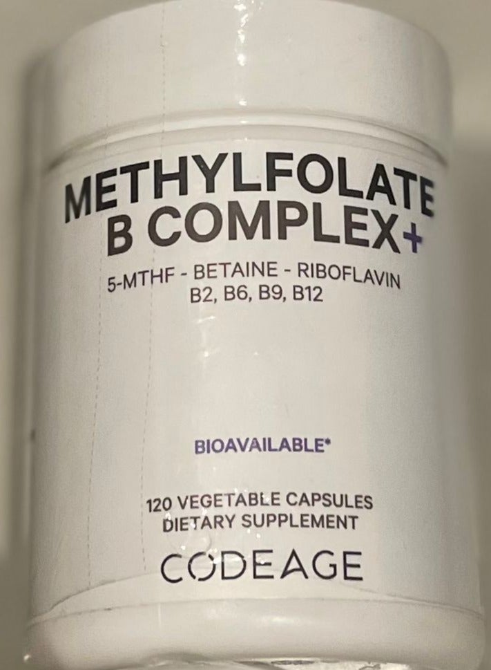 Codeage, Methylfolate B Complex+, 120 Vegetable Capsules