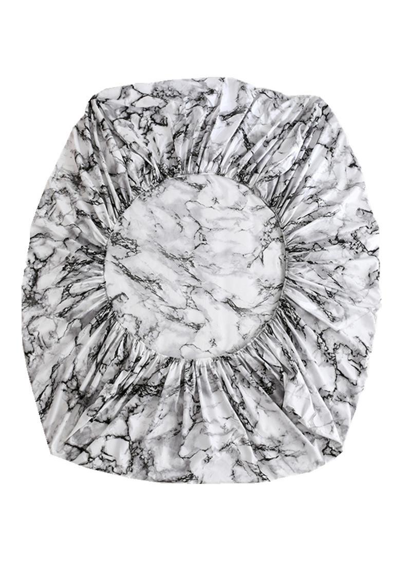 Y&D 3-Piece Marble Patterned Bed Sheets Mattresses Breathable Mattress Cover  - Image 2