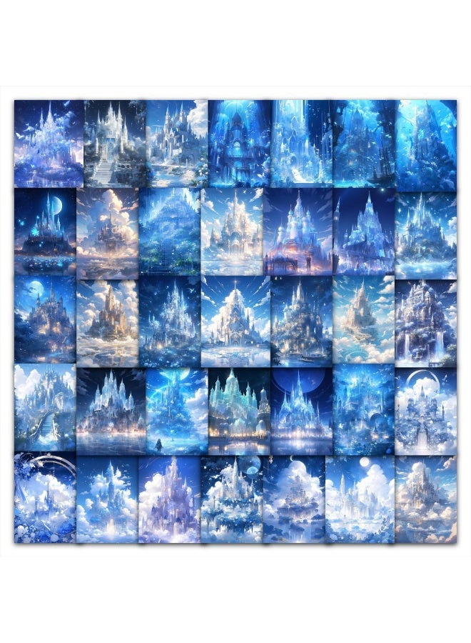 NIBEMINENT 63 Pcs Dream Castle Deco Kit Waterproof Stickers, High Definition Printing Bright Colors, Suitable for Laptop Skateboard Luggage Water Bottle Guitar DIY - Image 2