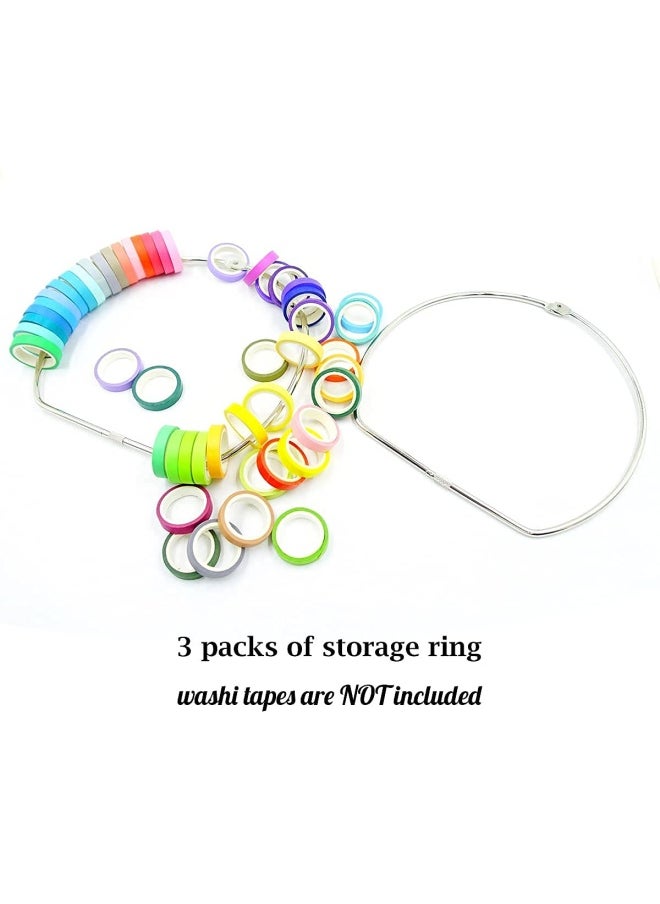 Vowcarol - Washi Tape Organizer Washi Tape Storage Ring 8 Inches 2 Pieces - Image 1