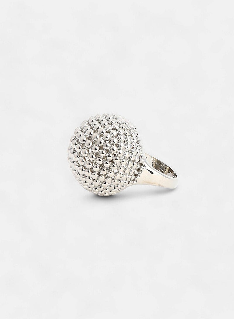 SOHI Disco Ball Adjustable Statement Artificial Finger Ring Jewellery - Image 1