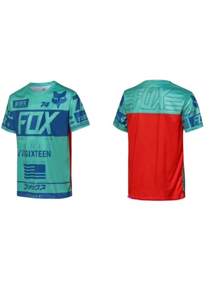 Fox Men's Outdoor Cycling Suit Off-road Road Mountain Bike Cycling Tops - Image 1