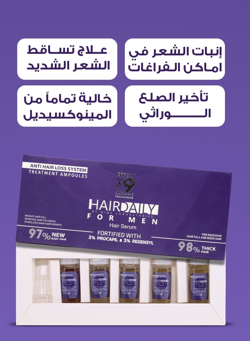 هاير دايلي امبولات الصلع الوراثي للرجال مل12*5 - Image 2