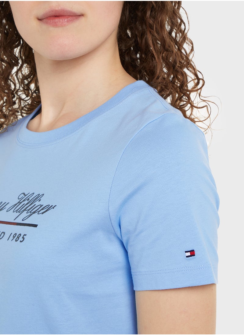 Crew Neck Logo T-Shirt - pzsku/Z9D2B41B86AE003D9FD4EZ/45/_/1726657319/b94202ba-1293-4687-94b7-2a7bdb713e6e
