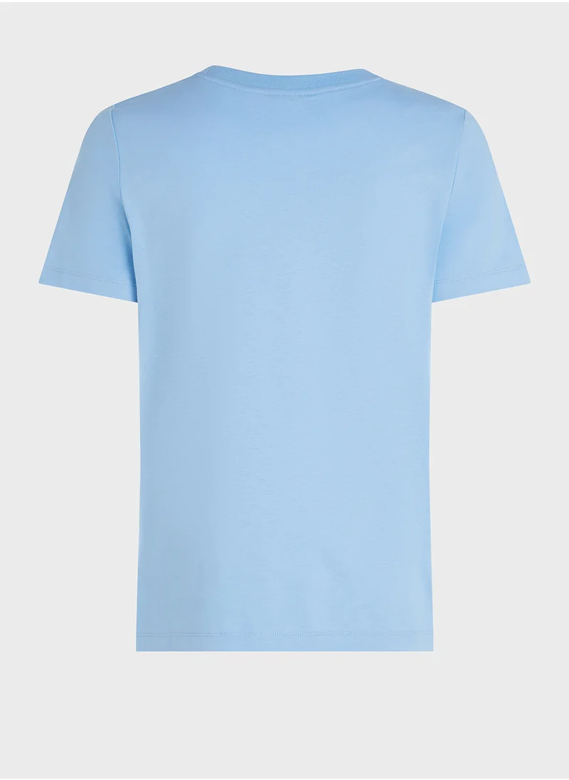 TOMMY HILFIGER Crew Neck Logo T-Shirt