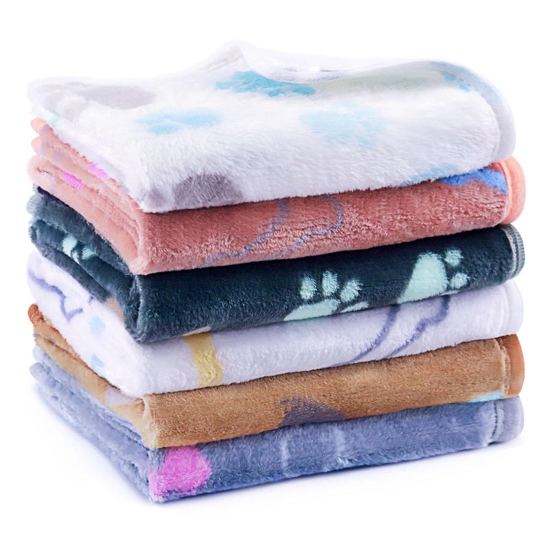 YedsIntu 6 Pcs Washable Guinea Pig Blankets Absorbent Small Animal Fleece Bedding Cage Liners Reusable Pet Pee Pad Sleep Mat Pad Cover for Hamster Ferret Rabbit Chinchilla Hedgehog Grey 16 x 24 - Image 2