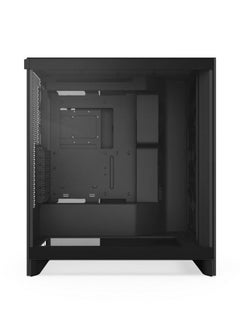 NZXT H7 Flow Mid-Tower ATX Airflow Computer Case, 3x F120Q included, 420mm Radiator Support, Up to 10x Fan Capacity, SGCC Steel, Ultra-Clear Tempered Glass Material, Black | CM-H72FB-01  - Image 2