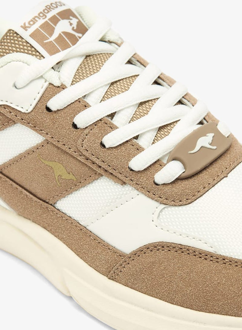 kangaROOS Womens Panelled Lace-Up Sports Shoes - Image 5