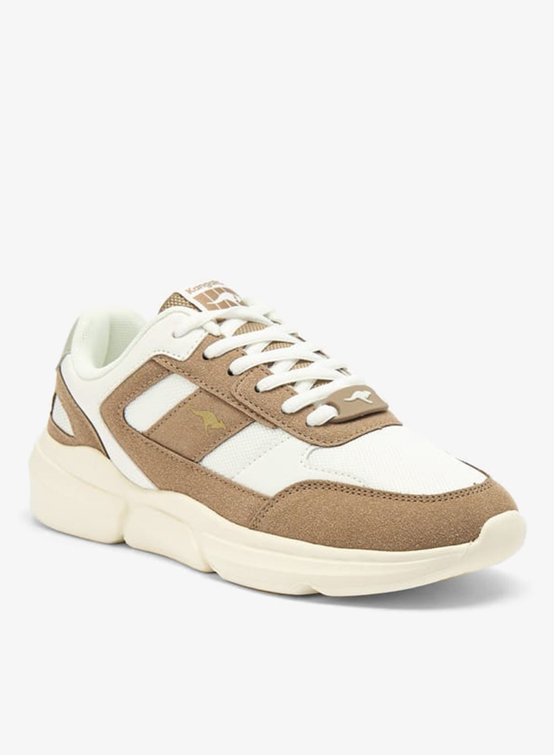 kangaROOS Womens Panelled Lace-Up Sports Shoes - Image 3