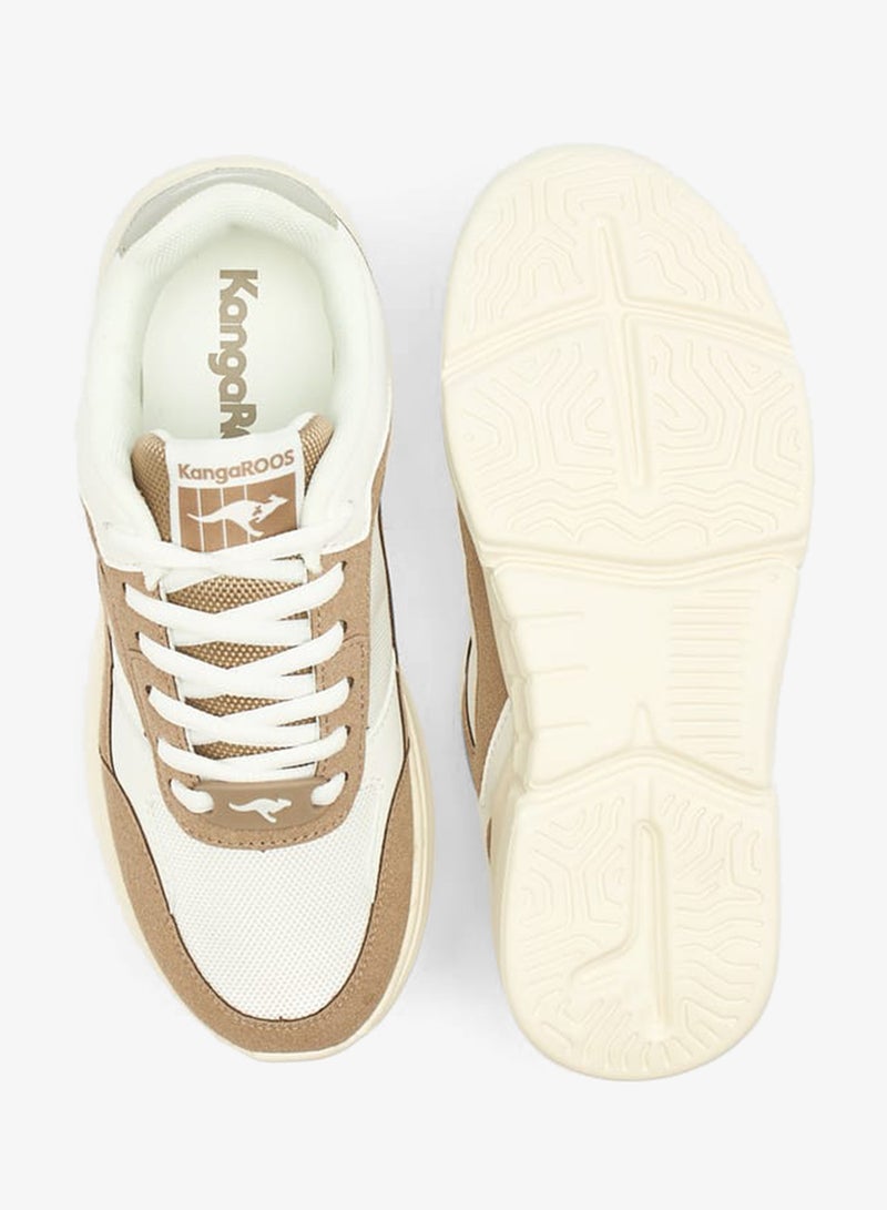 kangaROOS Womens Panelled Lace-Up Sports Shoes - Image 4