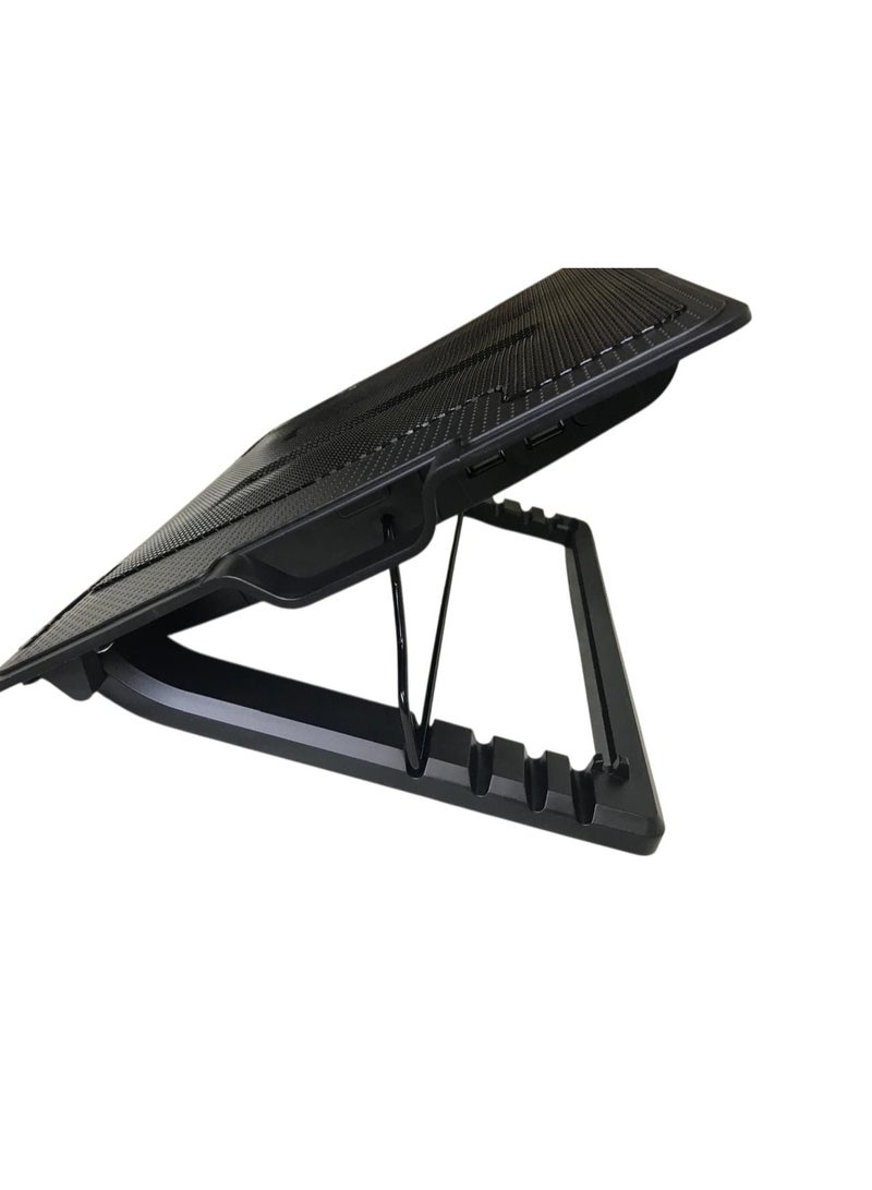 Laptop cooling pad – Efficient cooling system with a 140mm fan, anti-slip design for fast cooling and excellent stability during operation. - Image 2