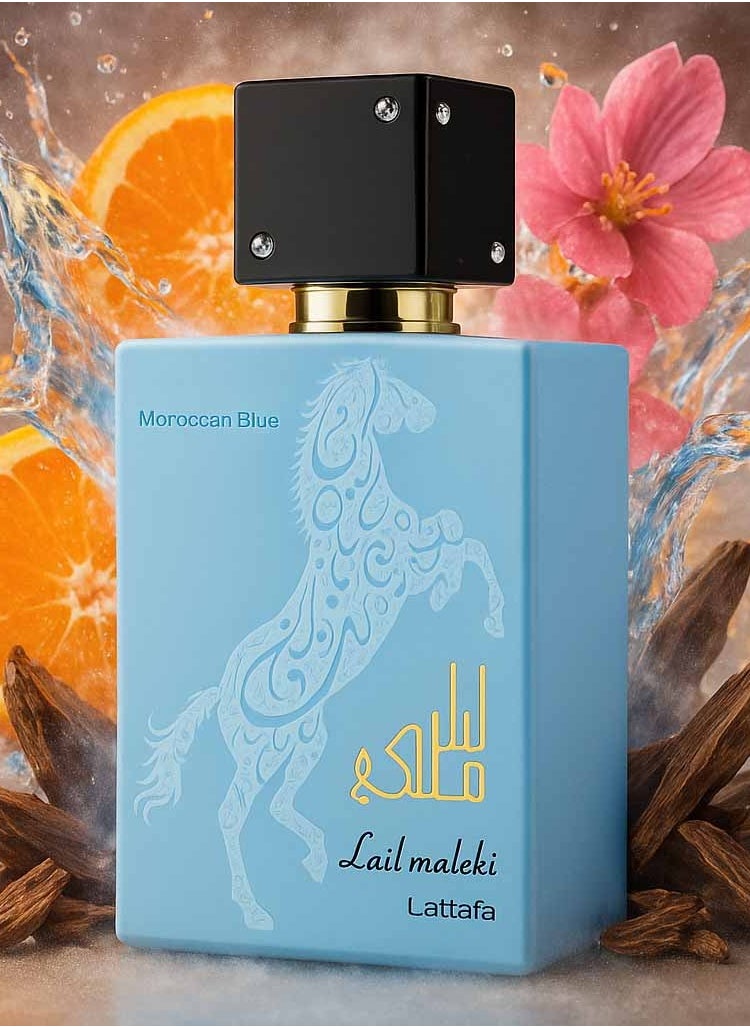 لطافة عطر ليل ملكي المغربي الازرق او دي برفيوم من لطافة للجنسين - 100 مل  - Image 3