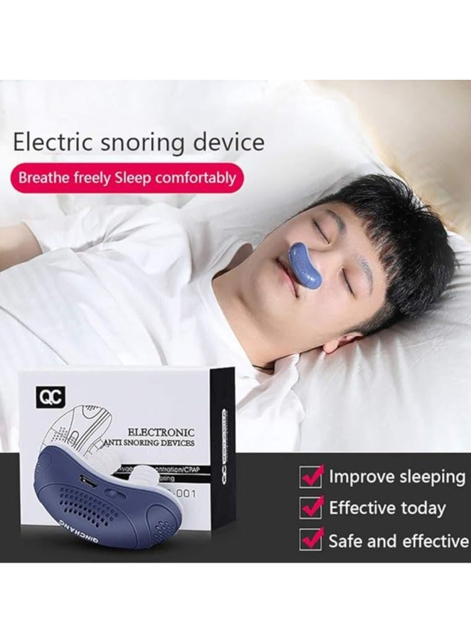 general Anti-Snoring Device Electric USB Silicone Anti-Snoring Device, Snoring Stop Snoring Relief, Stop Snoring Device, Promote Breathing, Silent Assistive Device for Men and Women - Image 5