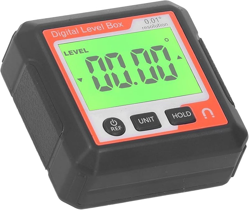 Orange White Digital Angle Finder Magnetic Inclinometer Multi Mode Measurement Tool for Woodworking Construction - Image 5