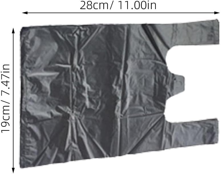 200 قطعة من أكياس القمامة الصغيرة القابلة للتخلص للسيارة باللون الأسود مقاس 18 × 26 سم للنفايات أثناء السفر بالمركبة - Image 3