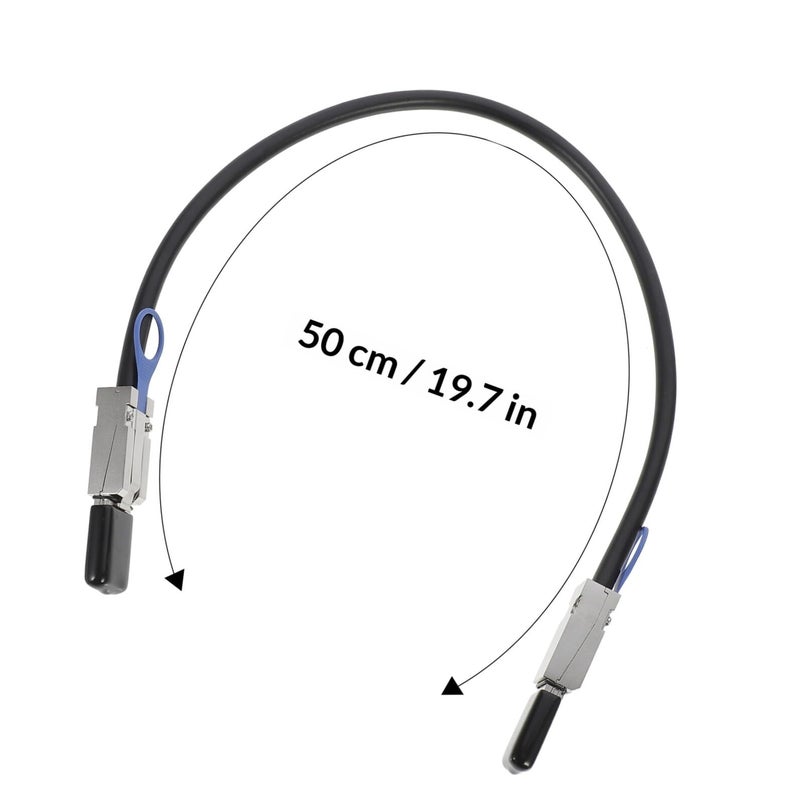 SFF 8088 Mini SAS 26 Pin Internal Server Storage Data Cable 0 5 Meter - Image 3