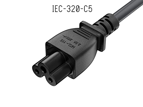 Cable Leader CableLeader 6ft 18 AWG England Notebook Power Cord with 2.5 A Fuse, IEC-320-C5 to UK Plug BS1363 UL Listed - Image 5
