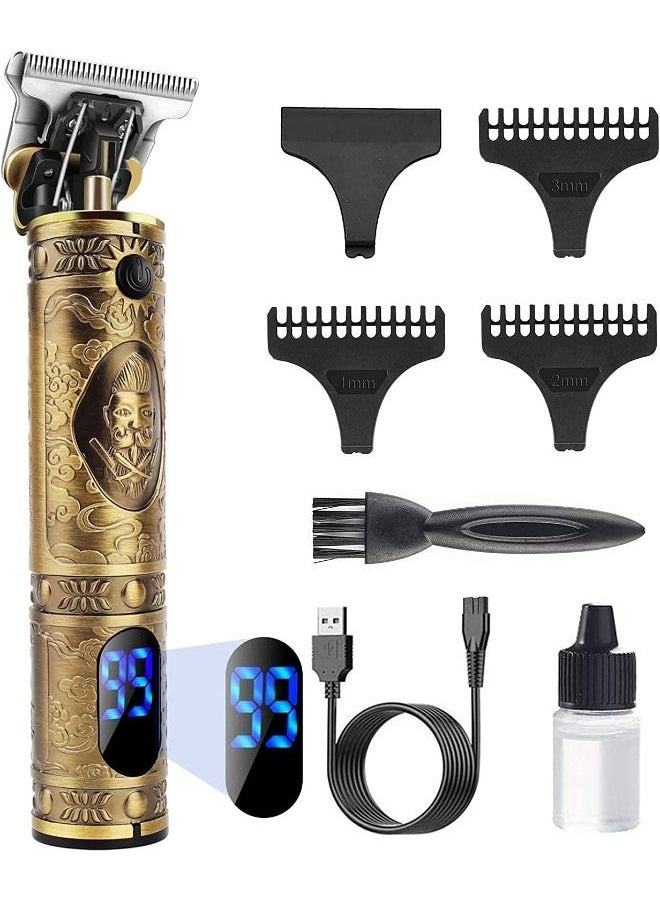 Daling USB Rechargeable Beard Trimmer Cordless Haircut Men Baldheaded Hair Trimmer Barber Cut Hair Cutting Machine  - Image 2