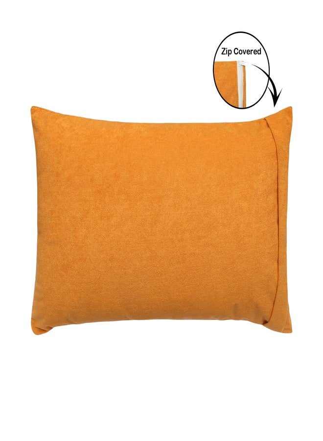 Lithara Waterproof Pillow Protector, 46 cm (18 inch) x71 cm (28 inch), Set of 2, Golden - Image 3