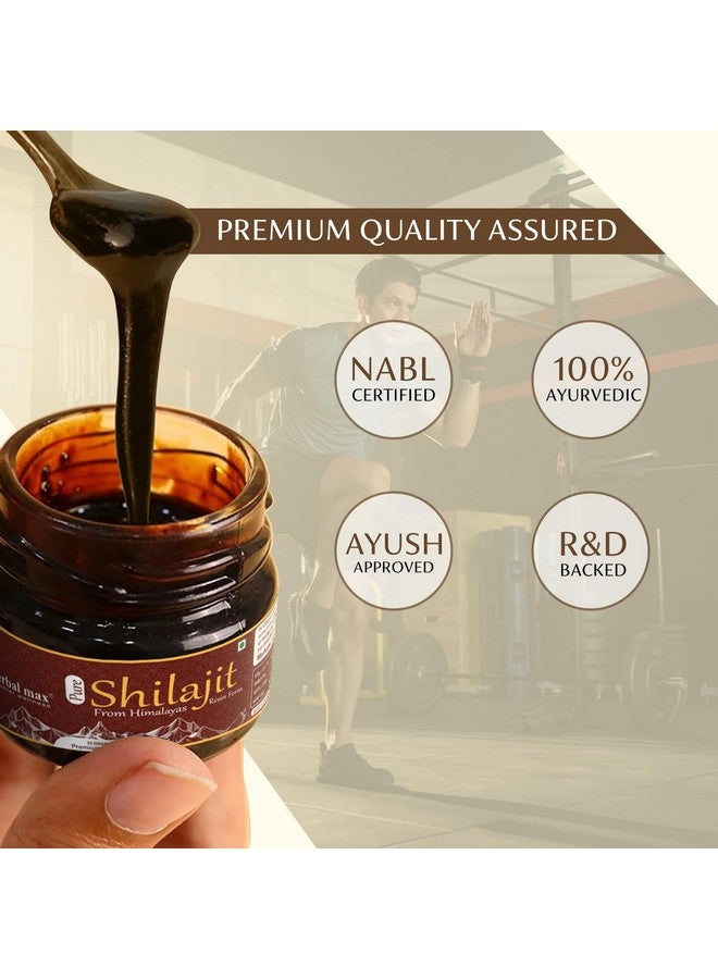 Herbal max Pure Himalayan Shilajit/Shilajeet Resin 20g Helps Improve Performance, Endurance, Stamina, Strength, Energy and Immunity - Image 3