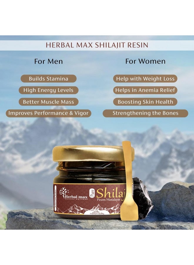 Herbal max Pure Himalayan Shilajit/Shilajeet Resin 20g Helps Improve Performance, Endurance, Stamina, Strength, Energy and Immunity - Image 4