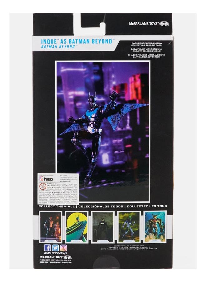 McFarlane Toys - DC Multiverse Inque as Batman Beyond 7 Action Figure, Navy Combo - Image 1