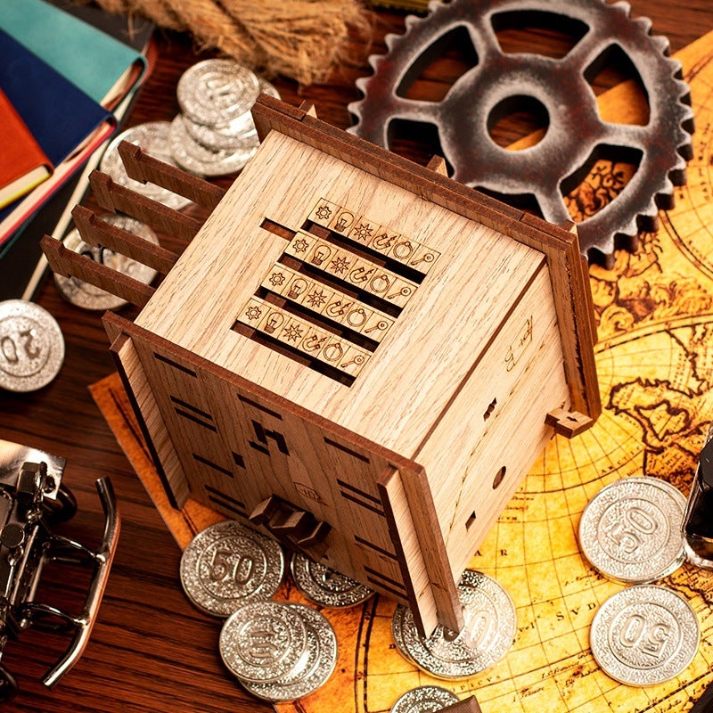 Escape Room Puzzle Box 3D Wooden Puzzle - Image 1
