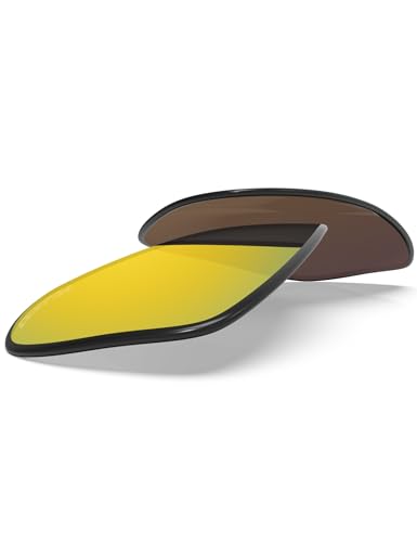 BLAZERBUCK Anti-salt Polarized Replacement Lenses & Sock Kit for Oakley Juliet - 24K Gold - Image 2