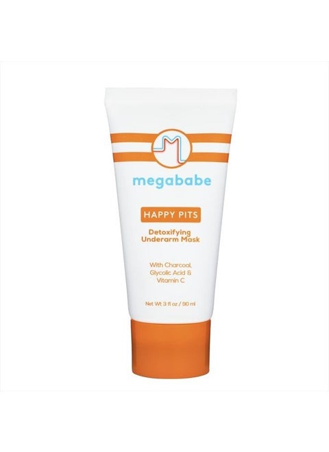 Underarm Mask - Happy Pits | With Detoxifying Charcoal & Vitamin C | 3 fl oz