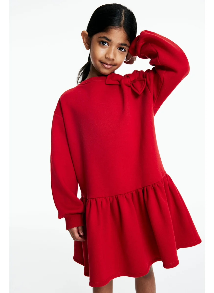 اتش اند ام Sweatshirt Dress With A Bow