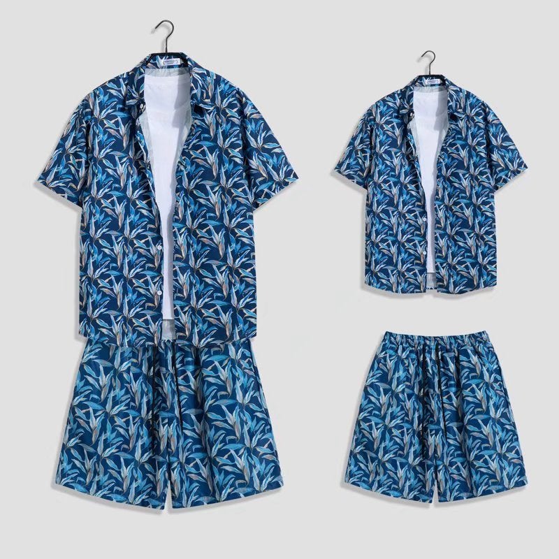 Hainan Suit Island Clothing Beach Style Floral Shirt Men And Women Couple Wear Vacation Travel Relaxed Short-Sleeved Malaysia - Image 5