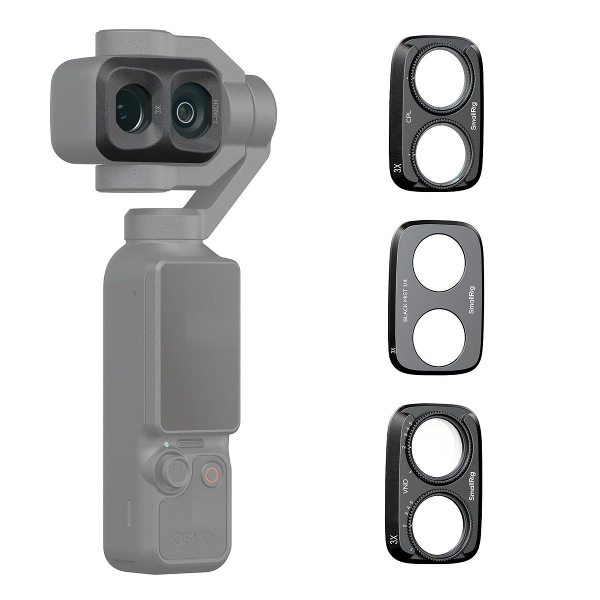 SMALLRIG SMALLRIG Pocket 4p Filter Kit For Dji Osmo Pocket 4p 3 Pack 60 g Z9D2CABC28FC7A309DD50Z