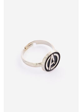 MARVEL Kids Boys The Avengers Logo Ring, Silver  - Image 1