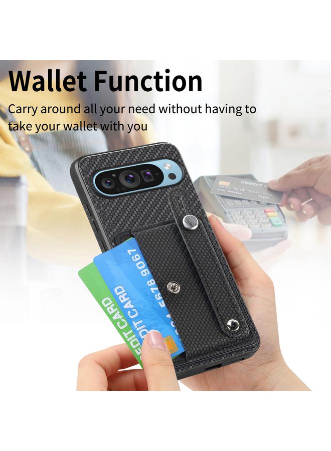 اس-توب جراب لهاتف Google Pixel 9 مع سوار معصم ومحفظة بطاقات وغطاء خلفي وحافظة هاتف مع سكين أداة - Image 2