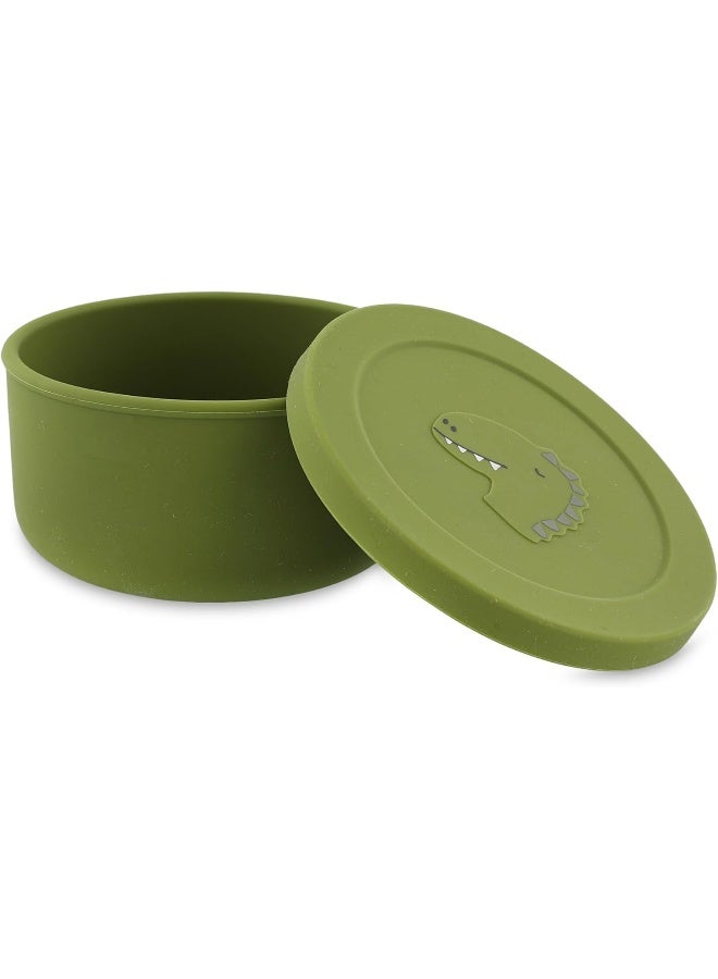 Trixie Mr. Dino Silicone Snack Container With Lid - Image 3