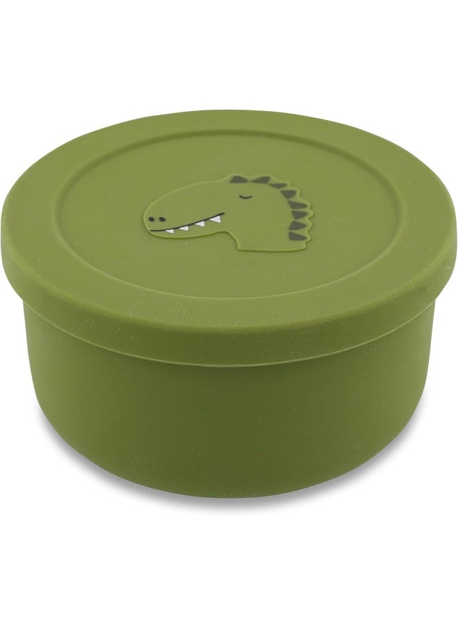 Trixie Mr. Dino Silicone Snack Container With Lid - Image 4