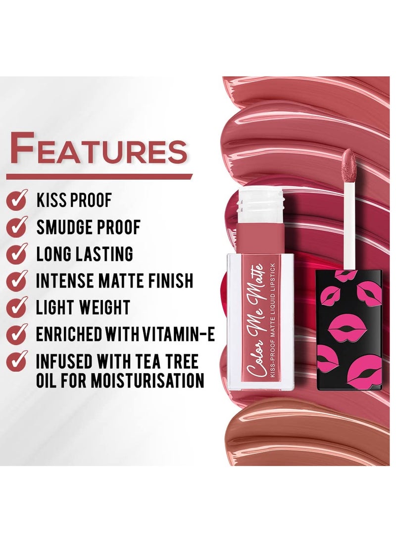 جاكلين يو أس أيه جاكلين الولايات المتحدة الأمريكية أحمر الشفاه السائل غير لامع - Image 3