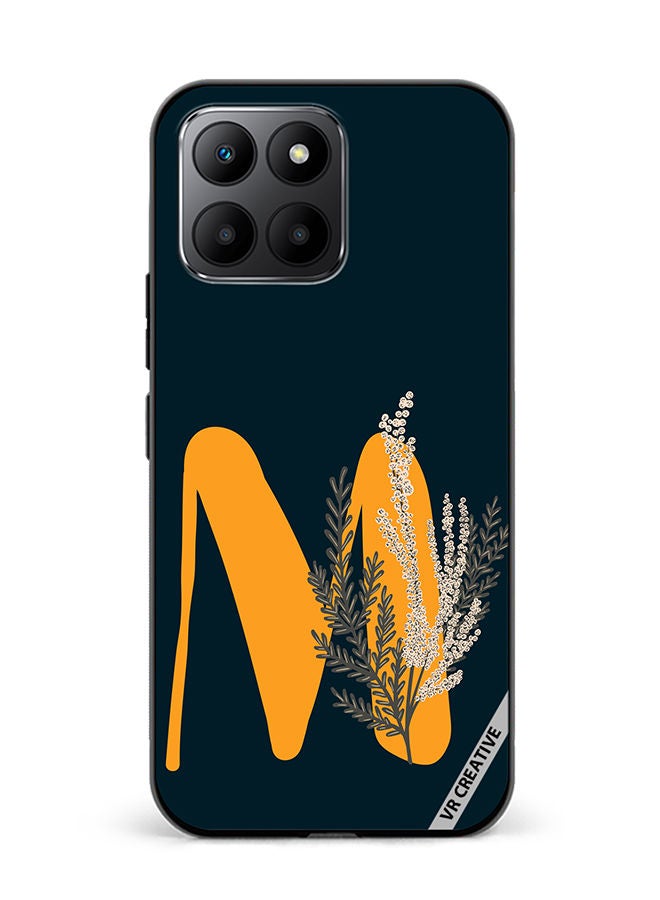 VR CREATIVE Protective Case Cover For Honor 70 Lite Alphabet M(113) Design Multicolour - Image 1