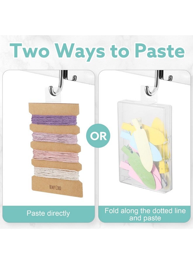 بروديوت 1600 قطعة من علامات التعليق ذات الفتحات المستديرة علامات تعليق ذاتية اللصق علامات عرض شديدة التحمل لتعليق شاشات البيع بالتجزئة (1 × 1.5 بوصة) - Image 3