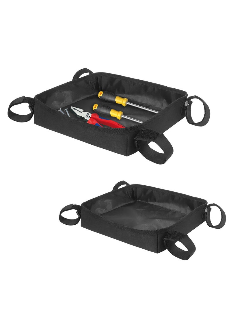 عام حقيبة تعليق تخزين سلم مثلثي، حقيبة تعليق تخزين ملحقات الحديدية، حقيبة أدوات السلم. أبعادها 26×26 سم. - Image 1