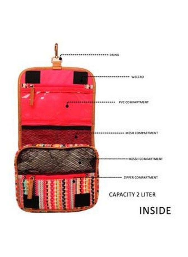 Astrid Cotton Makeup Organizer Box Pouch Black - Image 3