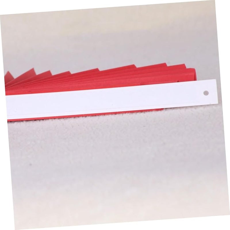 VALICLUD 6 Pcs Red Heart Shaped Paper Fan Flowers Wedding Party Decor Wall Hanging - Image 5