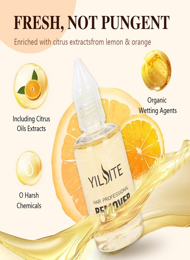 YILITE Fast Acting Tape in Hair Extension Remover, Wig Glue Remover, Hair Extensions Adhesive Remover &Glue Remover - Quick Dissolve Formula, Safe Gentle - 30ml - Image 2