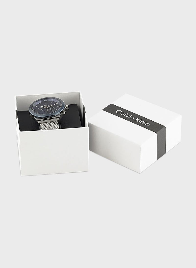 Stainless Steel Analog Watch