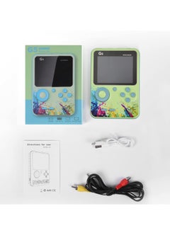 ماركة غير محددة وحدة تحكم الألعاب الرجعية المحمولة مع 500 لعبة FC Classic ، شاشة LCD 3.0 بوصة ، ألعاب فيديو محمولة باليد للأطفال والكبار ، دعم التلفزيون (G5-Green)  - Image 5